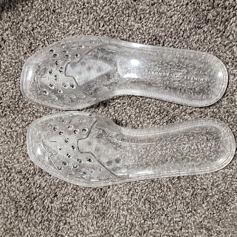 Clear Rhinestone sandals